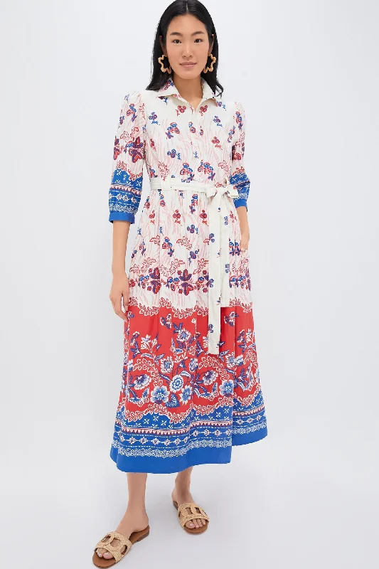 Midi dresses with ruffled sleeves for a more feminine and voluminous look Paprika Marlene Dress