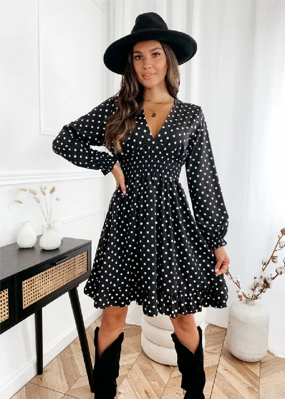 Mini dresses with embroidered details for a unique touch Nurture Your Heart Smocked Metallic Chiffon Dress