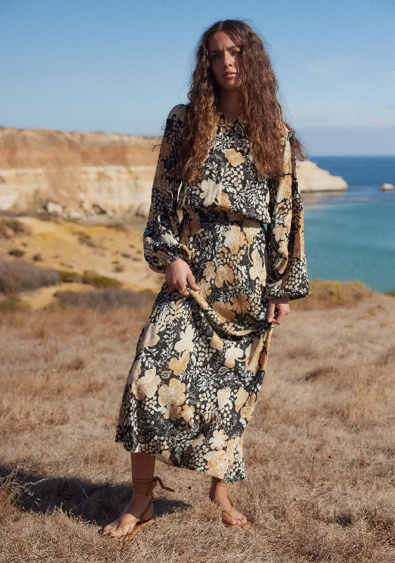 Midi dresses with gathered skirts for a full and flowing silhouette Sorrel Midi Dress