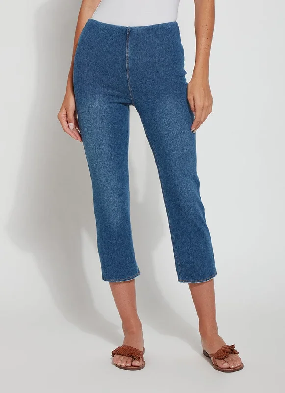 Leona Straight Capri Denim