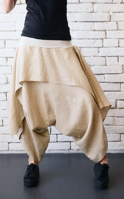 Linen Harem Pants