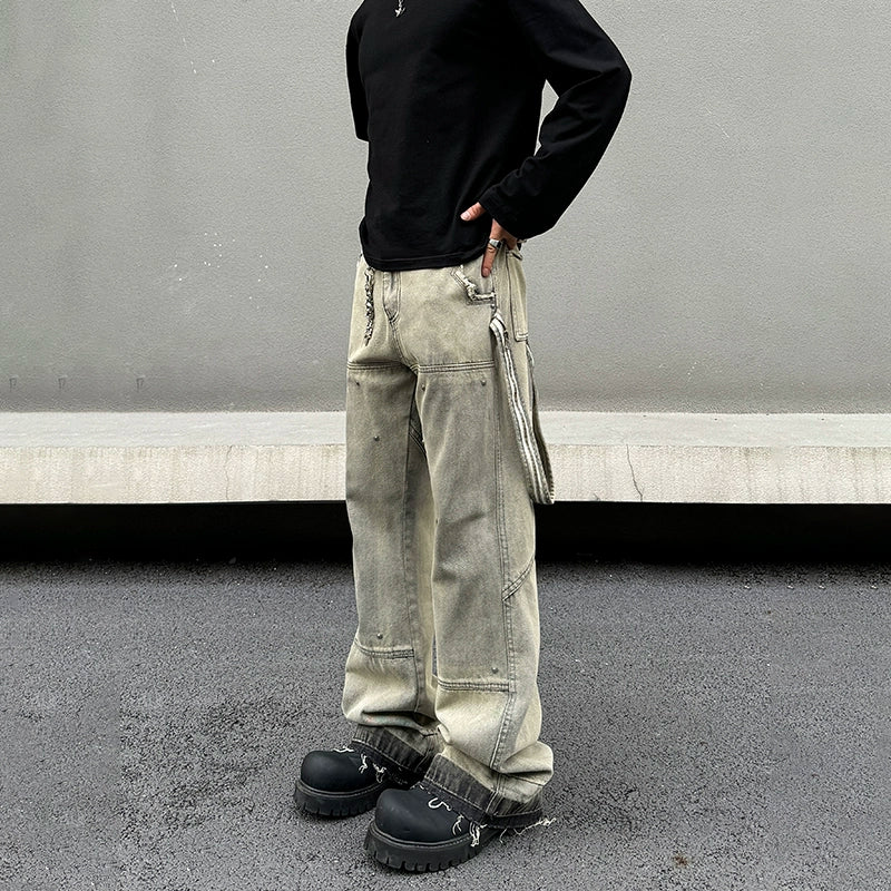 Wide - leg women jeans for a modern and relaxed vibeVintage-Inspired Cargo Jeans