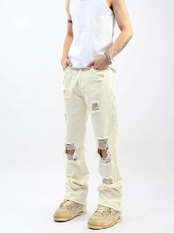 White with holes
