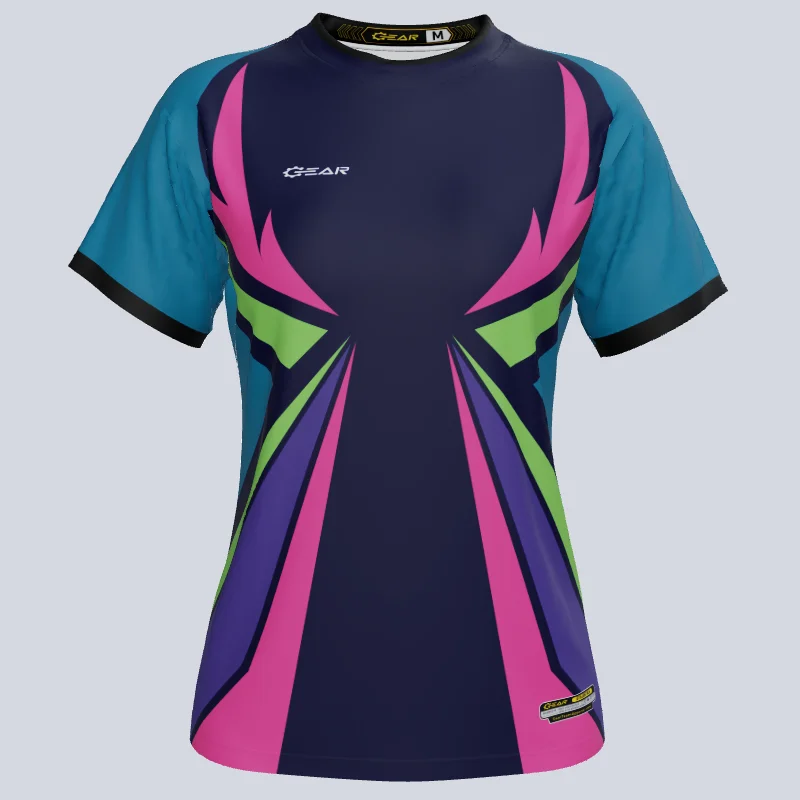 White women's jersey for a clean and fresh appearanceCustom Team Ladies Pheonix Jersey White women's jersey for a clean and fresh appearanceCustom Team Ladies Pheonix Jersey
