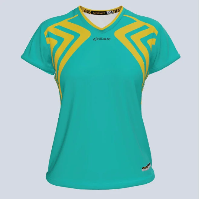 Women's jersey with antibacterial treatment for freshnessLadies Athena Cap Sleeve Jersey Women's jersey with antibacterial treatment for freshnessLadies Athena Cap Sleeve Jersey