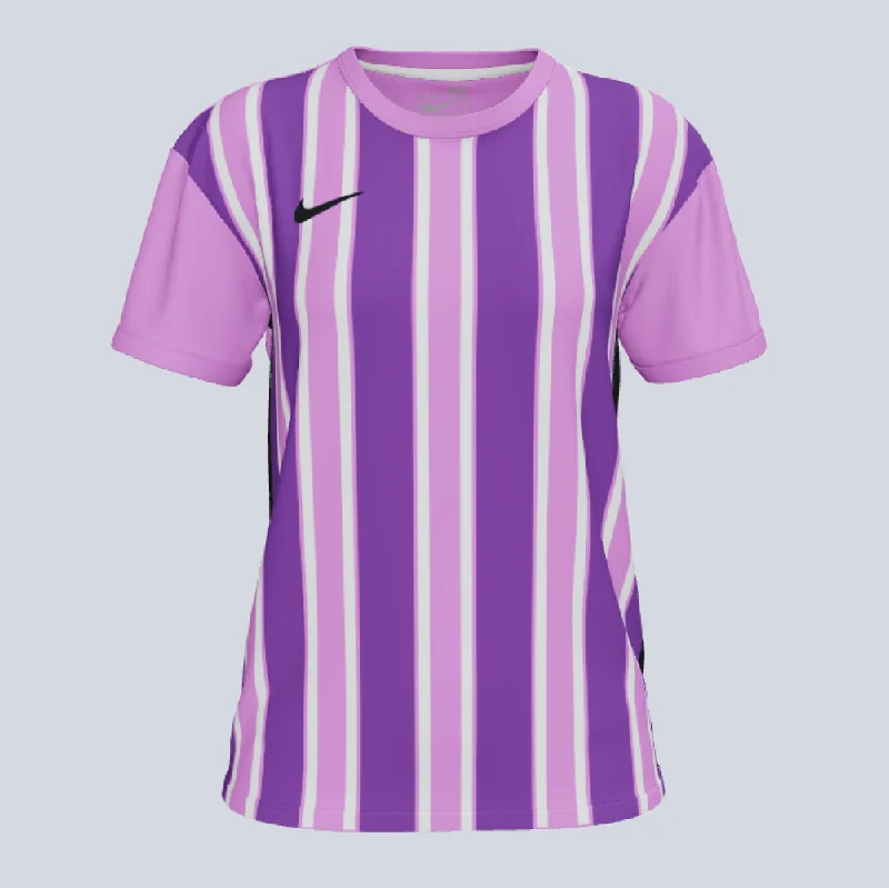 Women's jersey with a high - low hem for styleNike Women's Classic Stripes Dry US SS Digital 24 Jersey Women's jersey with a high - low hem for styleNike Women's Classic Stripes Dry US SS Digital 24 Jersey