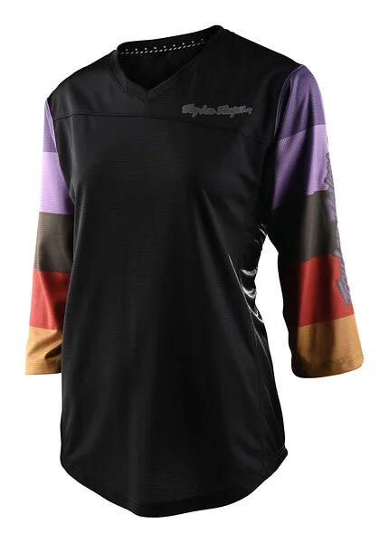 Women's jersey for beach sportsTroy Lee Designs Mischief 3/4 Sleeve MTB Jersey - Womens - Rugby - Black Women's jersey for beach sportsTroy Lee Designs Mischief 3/4 Sleeve MTB Jersey - Womens - Rugby - Black