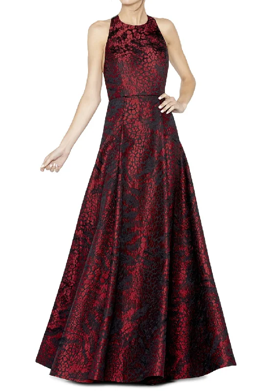 Red Teifer T Back Ball Gown