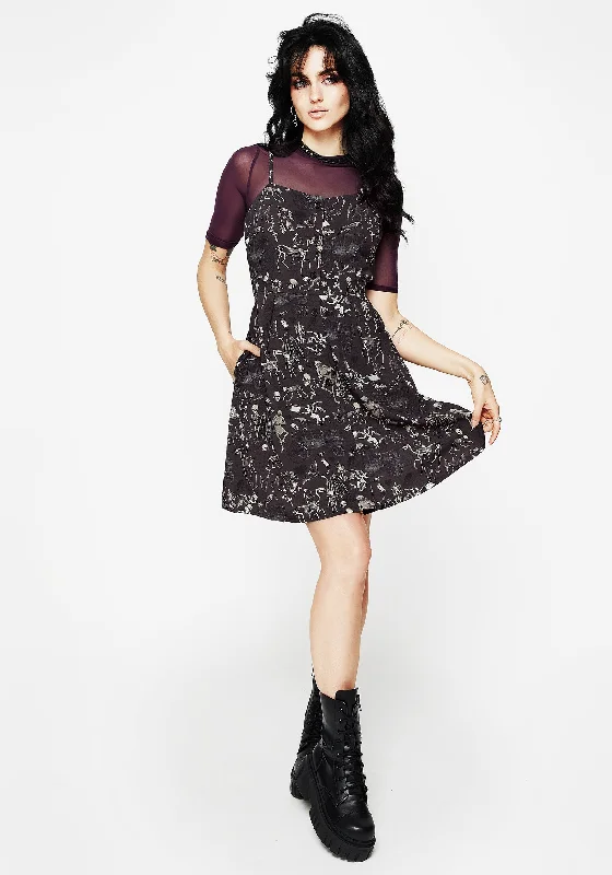 Empire Waist Women Dress to Accentuate the Bust and Conceal the WaistMelancholia Button Up Mini Apron Dress Empire Waist Women Dress to Accentuate the Bust and Conceal the WaistMelancholia Button Up Mini Apron Dress