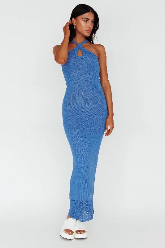 Long - Sleeve Women Dress in Velvet for a Luxurious Winter LookNalu Keyhole Knit Maxi Dress Tide Long - Sleeve Women Dress in Velvet for a Luxurious Winter LookNalu Keyhole Knit Maxi Dress Tide