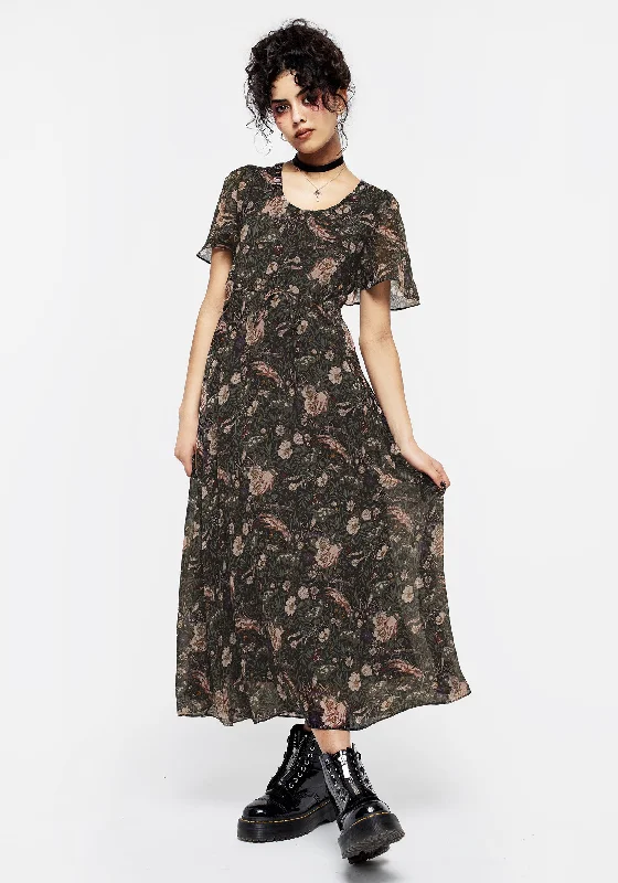 Wrap - Style Women Dress with Adjustable Fit for All Body TypesOphelia Chiffon Midaxi Dress Wrap - Style Women Dress with Adjustable Fit for All Body TypesOphelia Chiffon Midaxi Dress