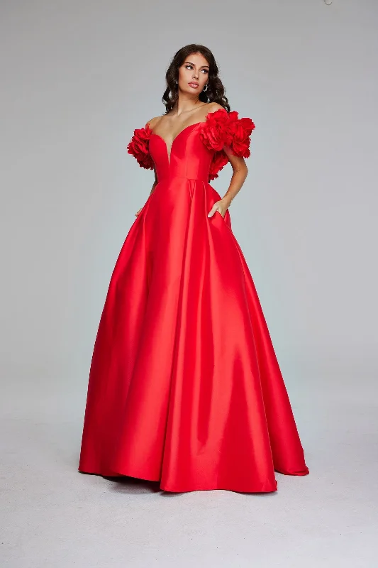 Wrap - Style Women Dress with Adjustable Fit for All Body Types Wrap - Style Women Dress with Adjustable Fit for All Body Types Jovani 40794