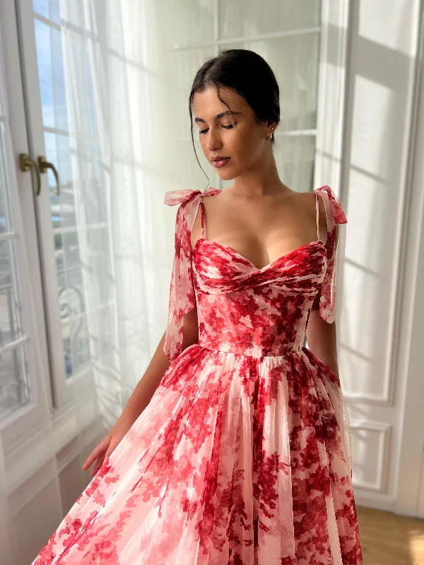 Midi dresses with sheer panels for a touch of allureAmaranth Sky Midi Dress