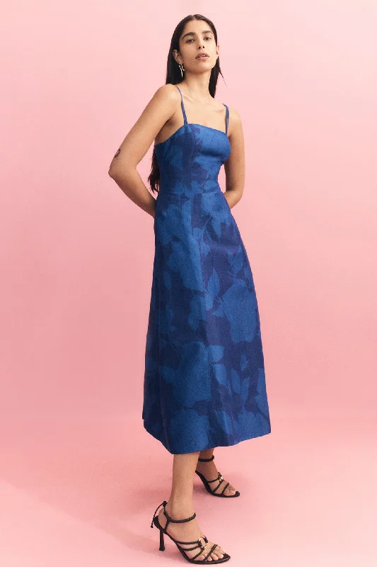 Midi dresses with cold - shoulder cutouts for a trendy styleBelonging Flared Midi Dress