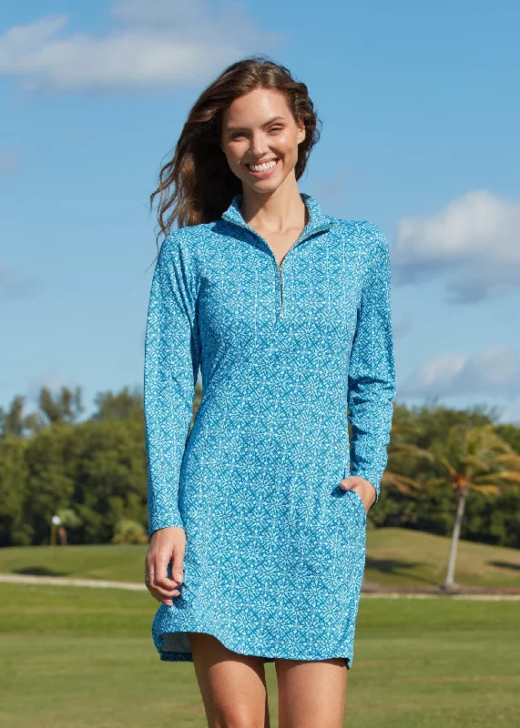 Midi dresses with asymmetric hems for a fashion - forward and dynamic appearanceCamden Leaf 1/4 Zip Sport Dress Midi dresses with asymmetric hems for a fashion - forward and dynamic appearanceCamden Leaf 1/4 Zip Sport Dress