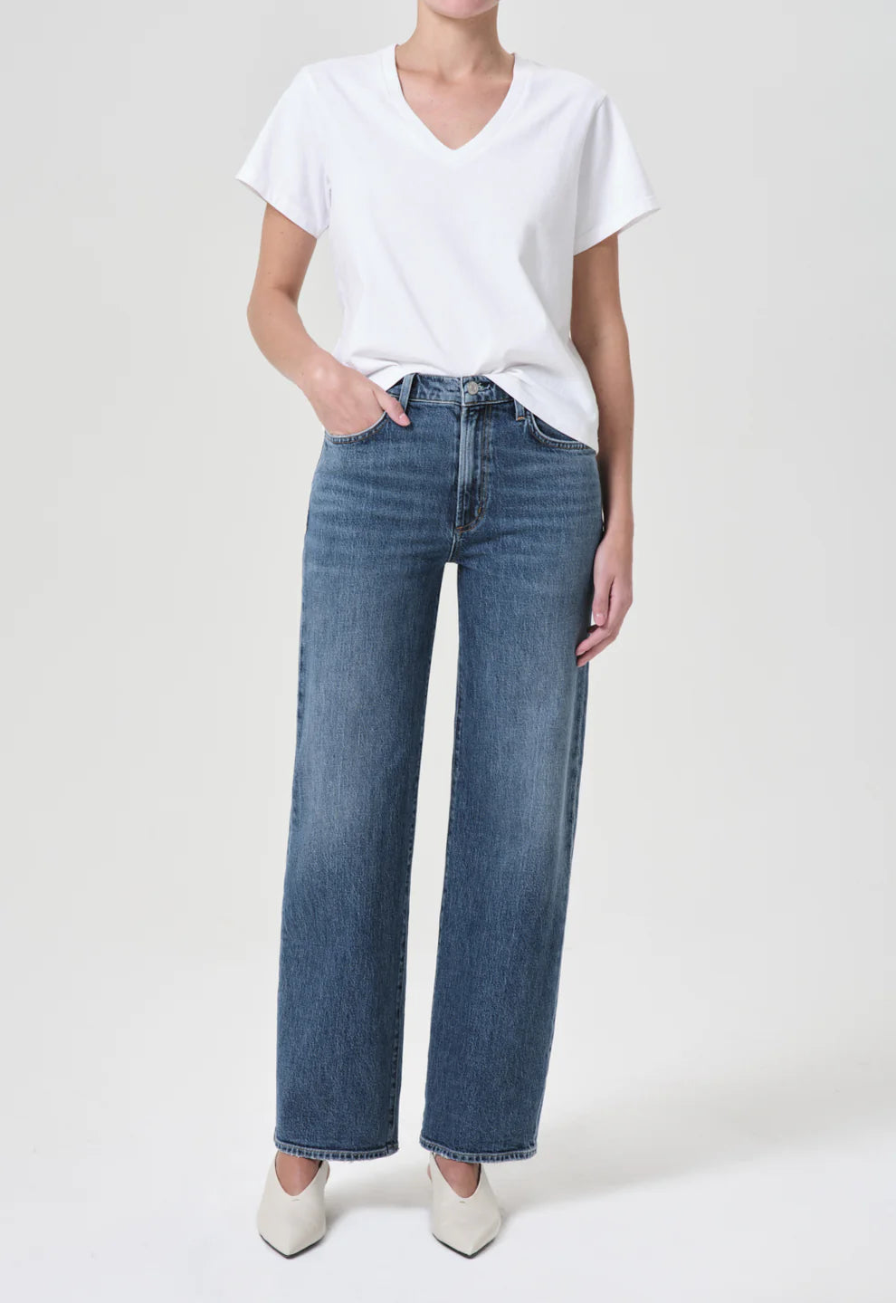 Denim Top for a Music Festival with a Rock - n - Roll VibeAgolde - Harper Straight Jean