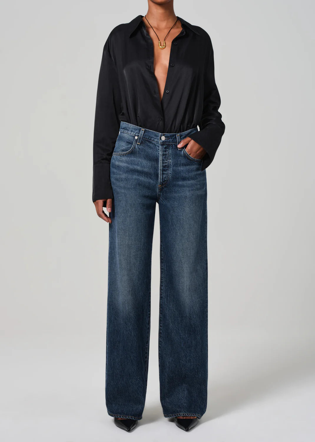 Fringed Denim Top with a Bohemian FlairCitizens of Humanity - Annina Trouser Jean 33in Fringed Denim Top with a Bohemian FlairCitizens of Humanity - Annina Trouser Jean 33in