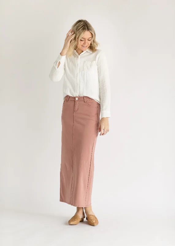 Stella Burlwood Denim Maxi Skirt - FINAL SALE