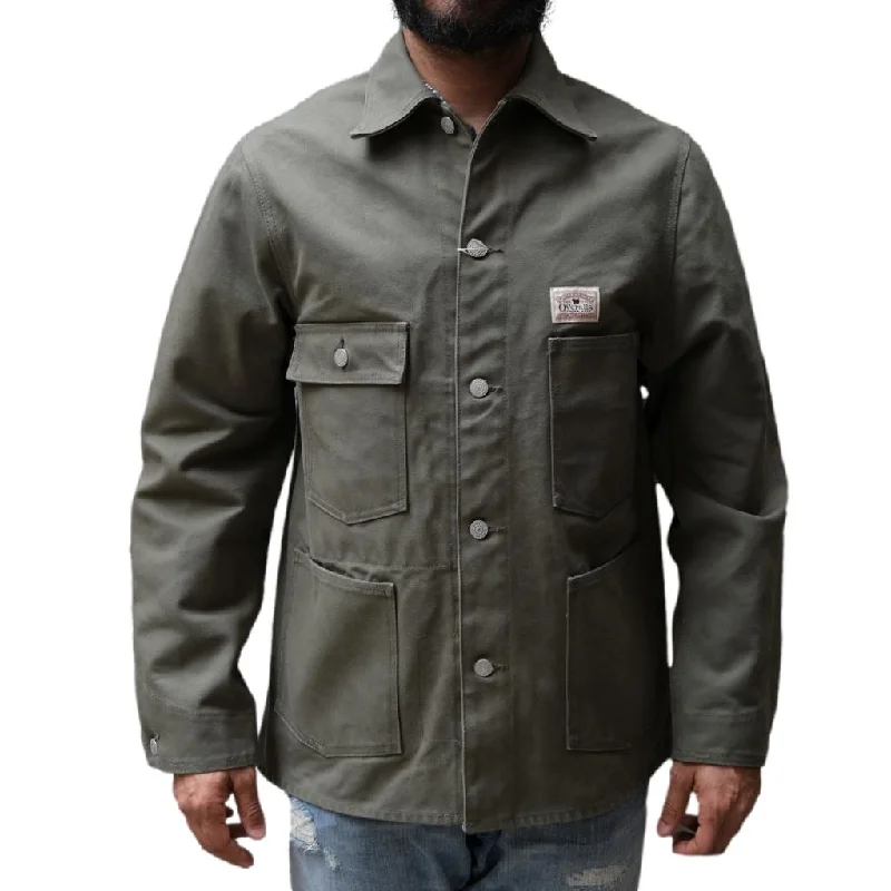 Oversized Denim Top for a Relaxed and Casual VibeStudio D'Artisan Heavyweight Duck Coverall (Army Green) Oversized Denim Top for a Relaxed and Casual VibeStudio D'Artisan Heavyweight Duck Coverall (Army Green)