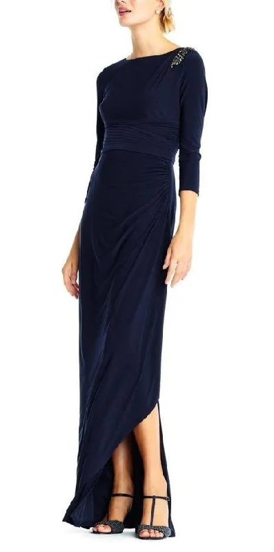 Wedding guest dresses with cut - out details and midi lengthsAdrianna Papell AP1E202958 Long Sleeve Embellished Formal Dress