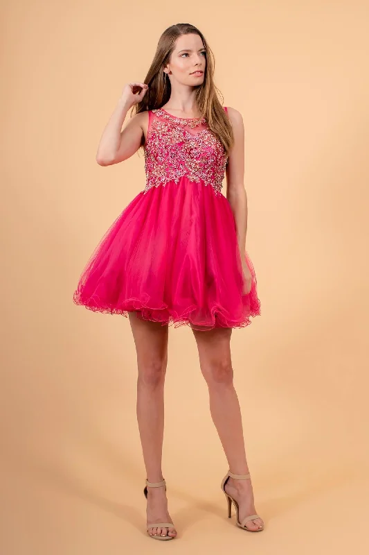 Wedding guest dresses with ruched bodices and spaghetti strapsSleeveless Short Prom Dress Homecoming