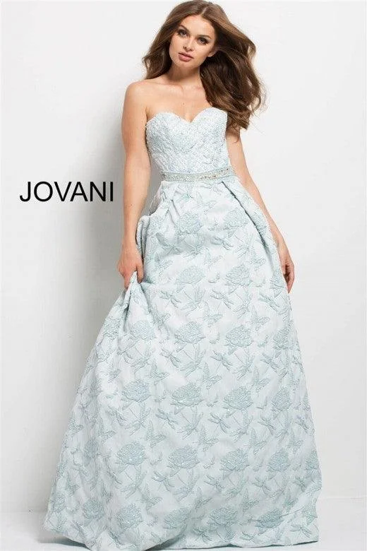 Sleeveless wedding guest dresses with ruffled hemsJovani 47747 Long Strapless Pleated Prom Ball Gown Sleeveless wedding guest dresses with ruffled hemsJovani 47747 Long Strapless Pleated Prom Ball Gown