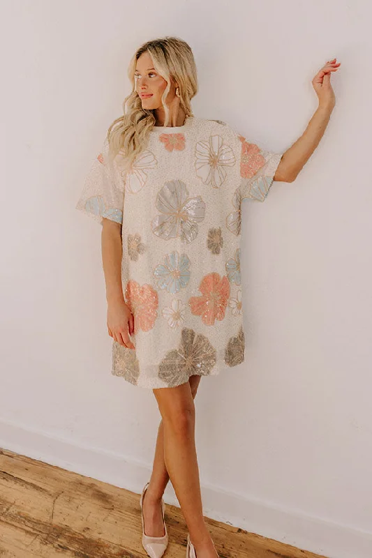 Mini dresses with puff sleeves for a vintage lookPair With A Smile Sequin Mini Dress