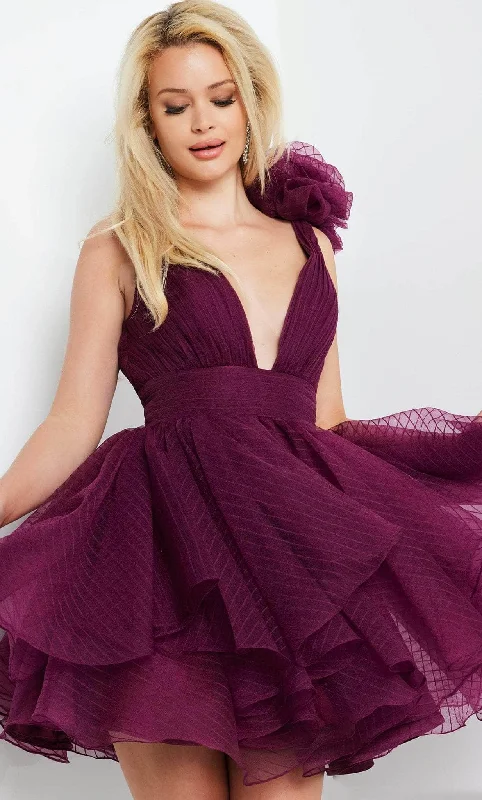Cocktail dresses with cold - shoulder designs in a lightweight fabricJovani 22279 - Ruffle Shoulder After Prom Dress Cocktail dresses with cold - shoulder designs in a lightweight fabricJovani 22279 - Ruffle Shoulder After Prom Dress