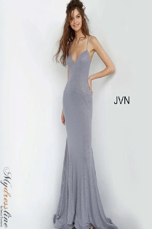 Formal dresses with geometric patterns and metallic accents for a modern formal affairJovani JVN68745