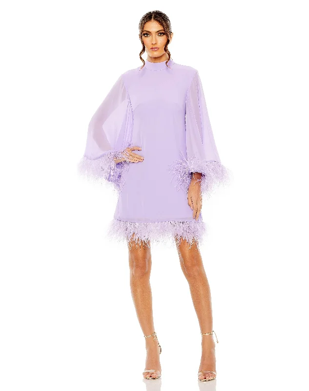 Cocktail dresses with a pleated skirt and a square necklineMac Duggal 11439 Long Sleeve Chiffon Cocktail Dress Cocktail dresses with a pleated skirt and a square necklineMac Duggal 11439 Long Sleeve Chiffon Cocktail Dress