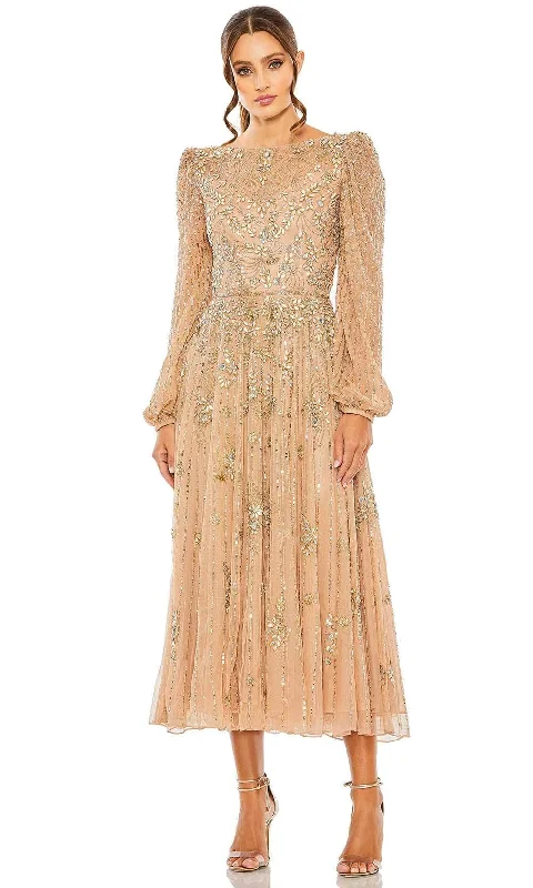 Cocktail dresses with a wrap - front style and a long - length optionMac Duggal 5990 - Bateau Embellished Formal Dress Cocktail dresses with a wrap - front style and a long - length optionMac Duggal 5990 - Bateau Embellished Formal Dress