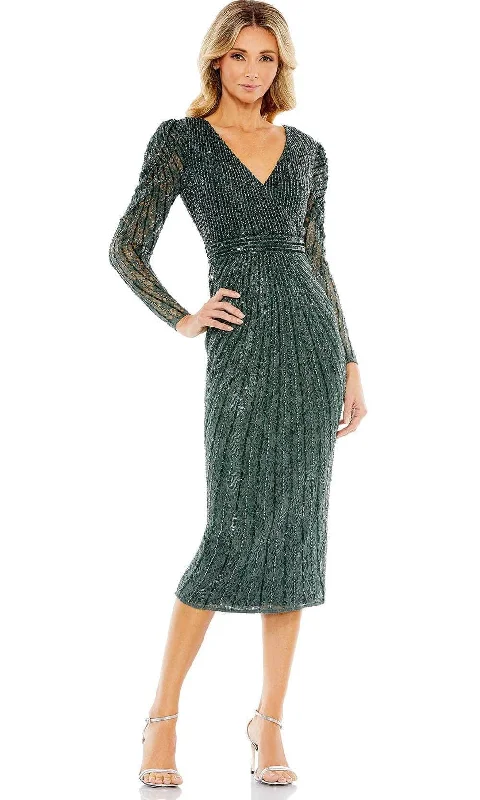 Mini cocktail dresses with a pleated bodice and a spaghetti - strap backMac Duggal 93676 - Beaded Sheath Cocktail Dress Mini cocktail dresses with a pleated bodice and a spaghetti - strap backMac Duggal 93676 - Beaded Sheath Cocktail Dress