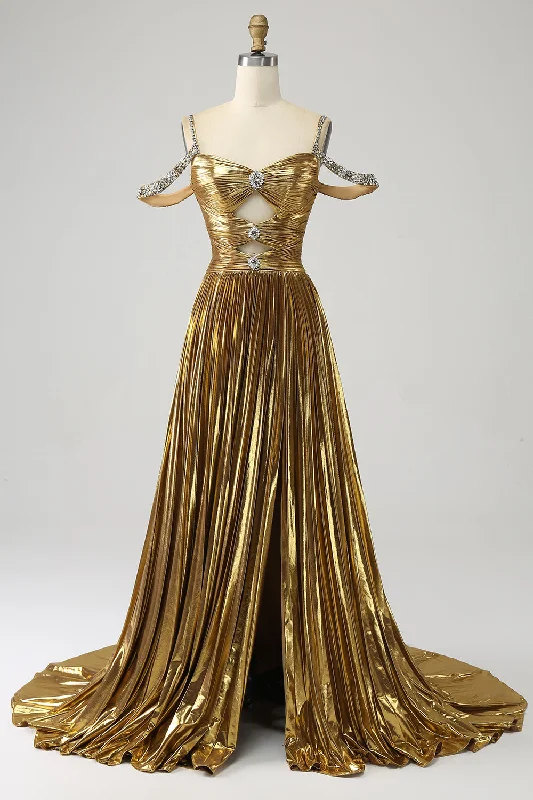 Satin - lined cocktail dresses with a lace outer layerStunning A Line Off the Shoulder Gold Long Prom Dress with Keyhole Satin - lined cocktail dresses with a lace outer layerStunning A Line Off the Shoulder Gold Long Prom Dress with Keyhole