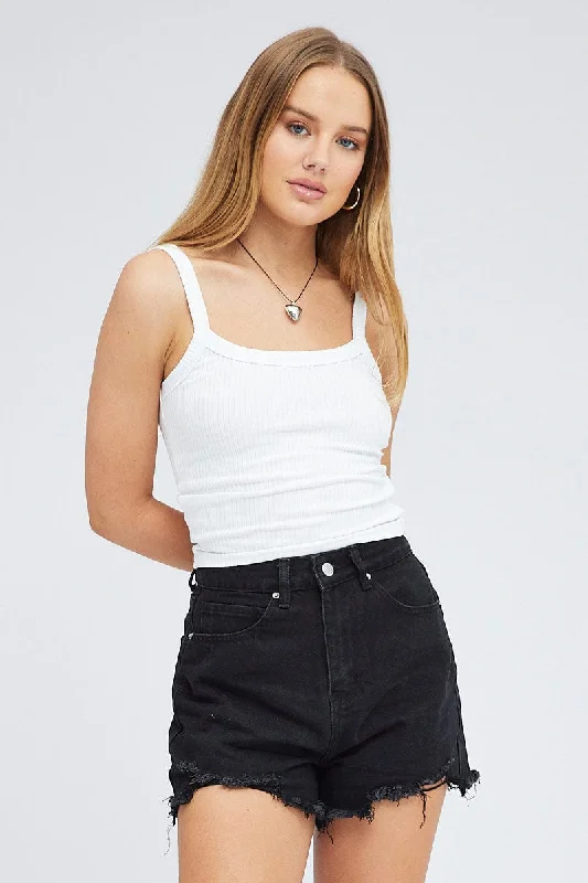 Printed Animal Print Women Shorts for a Wild and Stylish AppearanceBlack Ripped Denim Shorts