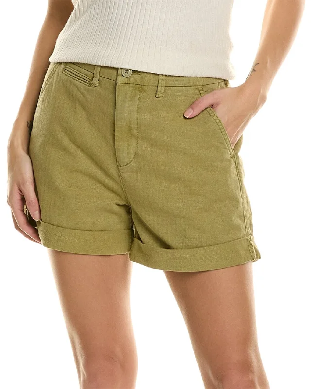Tie - Waist Women Shorts for a Customizable FitCurrent/Elliott The Vacay Khaki Short