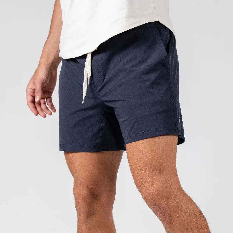 Linen Women Shorts for Breathable Comfort in Hot WeatherFlow 2.0 Mod Short (Athletic) - Midnight Blue 5.5" & 7" - Linerless