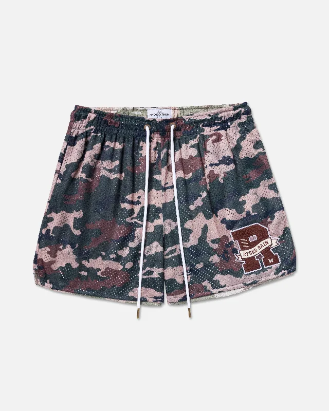 Printed Floral Women Shorts for a Summer - Ready StyleREVERSIBLE CAMO SHORTS - MILITARY
