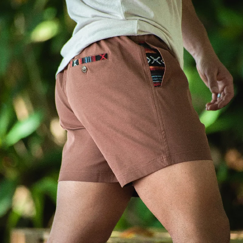 Leather Look Women Shorts for an Edgy and Chic StyleSapien 2.0 Short (Casual Stretch) - Clay 5" & 7"