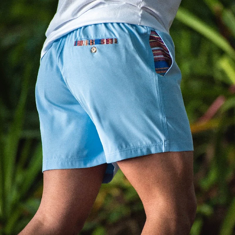 Patterned Geometric Women Shorts for a Modern AppealSapien 2.0 Short (Casual Stretch) - Cloud 5" & 7"