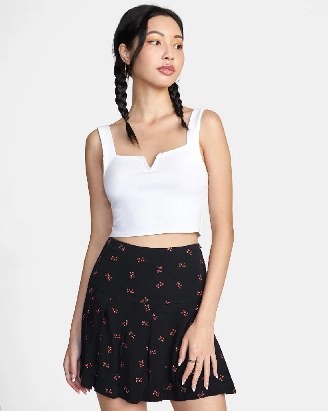 Printed Floral Women Shorts for a Summer - Ready StyleSpirit Mini Skirt - RVCA Black