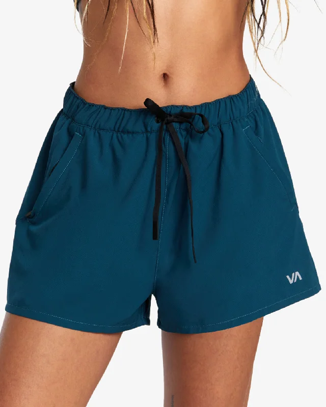 Twill Women Shorts with a Smooth Texture and DurabilityVA Essential Yogger 12" Sport Shorts - Pond