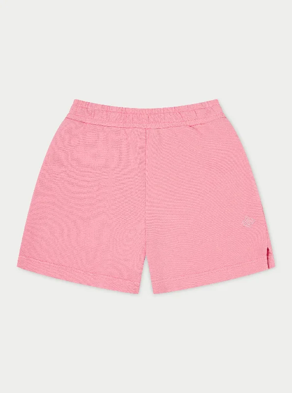 Printed Animal Print Women Shorts for a Wild and Stylish AppearanceEMBLEM SHORTS - PINK Printed Animal Print Women Shorts for a Wild and Stylish AppearanceEMBLEM SHORTS - PINK