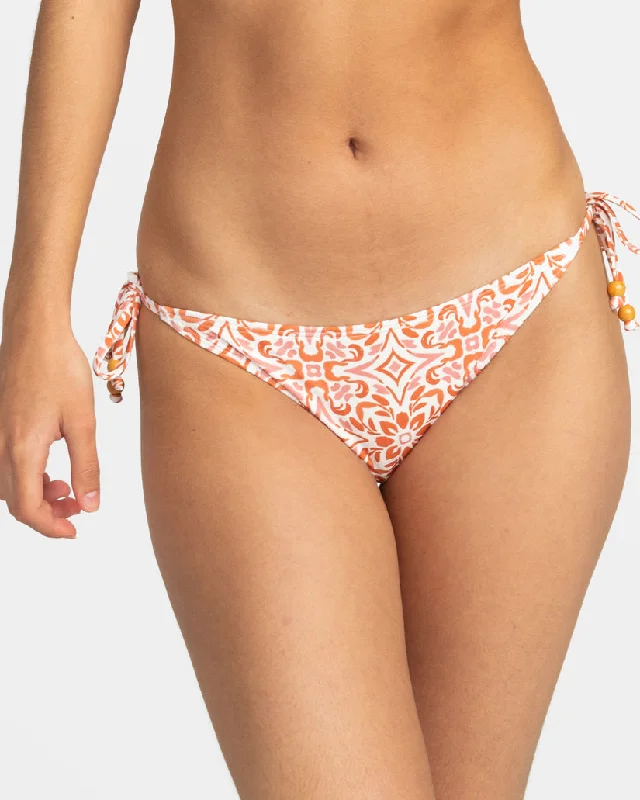 Fresco Tile Moderate Tie Side Bikini Bottom