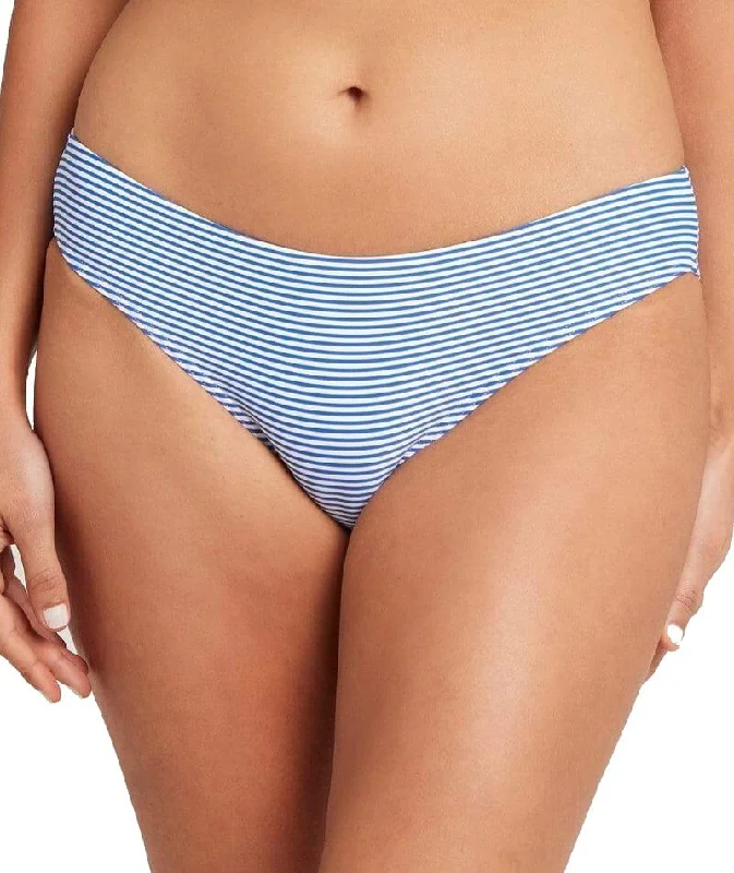 Convertible bikini that can be worn in multiple styles for versatilitySea Level Positano Stripe Hipster Bikini Brief - Azure Convertible bikini that can be worn in multiple styles for versatilitySea Level Positano Stripe Hipster Bikini Brief - Azure